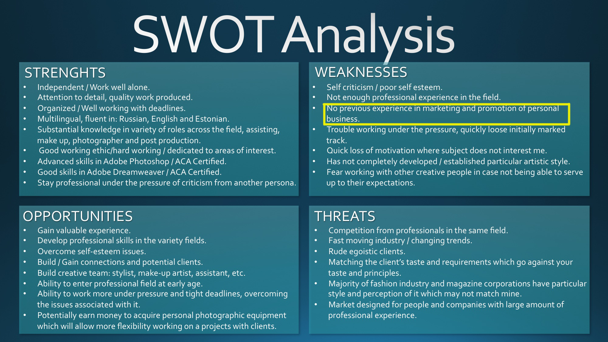 Swot analysis of mnc companies as a whole